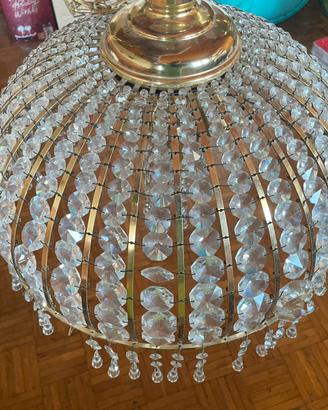 Lampadario Vintage in Cristallo Swarovski