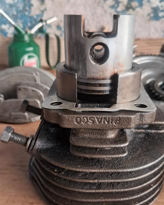 modifica motore vespa a 75cc e parti...