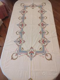 TOVAGLIA RICAMATA IN COTONE  MISURA 260X170 SENZA