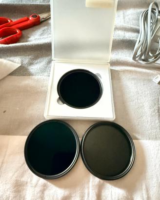 Triade filtri 67mm ND1000, CPL e UV