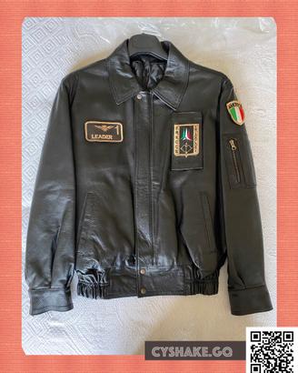 Giubbotto Nero Frecce Tricolori ---NuoVO-