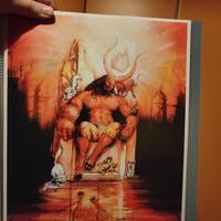 POSTER arredamento HELLBOY Fanart formato A3