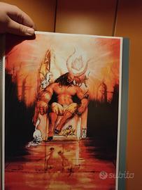 POSTER arredamento HELLBOY Fanart formato A3