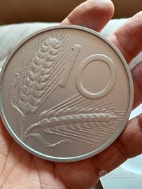 fermacarte 10 lire italiana 