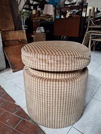 Pouff poggiapiedi vintage anni 70