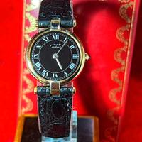 Cartier Vendome  dial black argente’lady originale