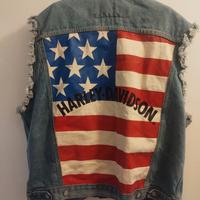 gilet jeans Harley davidson