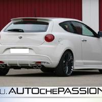 Sotto Paraurti posteriore NOVITEC per Alfa MITO