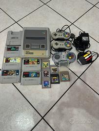 Super Nintendo Snes Pal + accessori e giochi