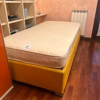 Letto contenitore una piazza e mezza + materasso