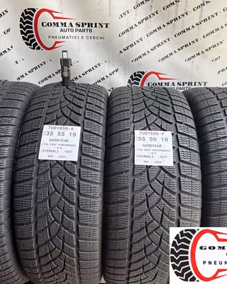 4 PNEUMATICI 235/55 255/50 R19 GOODYEAR INVERNALI