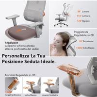 sedia ergonomica per scrivania