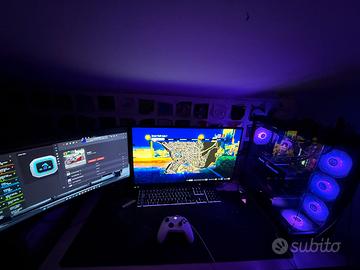 set-up gaming/simulatore/studio/lavoro pc