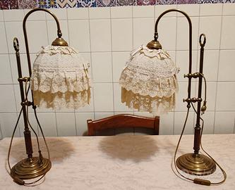 Coppia lampade vintage