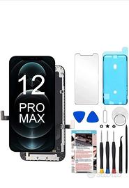 Kit riparazione vetro + vetro iphone 12pro max