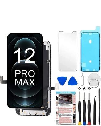 Kit riparazione vetro + vetro iphone 12pro max