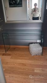 consolle in cristallo temperato