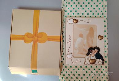THUN Portafoto Sposini Love originale con scatola