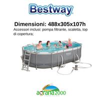 Bestway set piscina fuori terra 488x305x107h