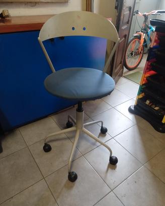 sedia girevole vintage 