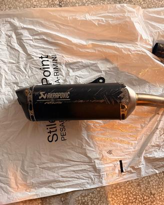 Collettore di scarico akrapovic R125