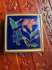 Scatolina porta pillole cloisonne japan vintage