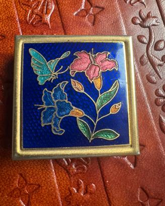 Scatolina porta pillole cloisonne japan vintage