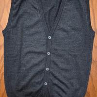 Gilet senza maniche da uomo, Nous, colore grigio