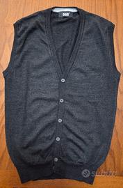 Gilet senza maniche da uomo, Nous, colore grigio