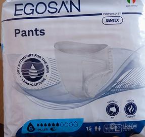 12 pacchi pannoloni a mutandina "L" Egosan/Abena