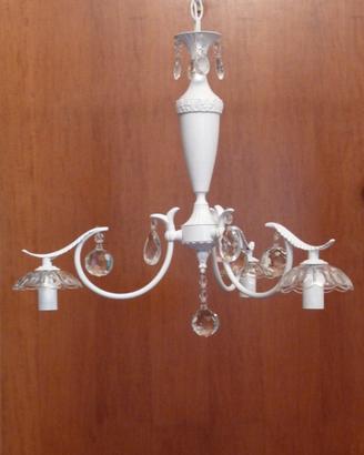 Lampadario shabby 3 luci