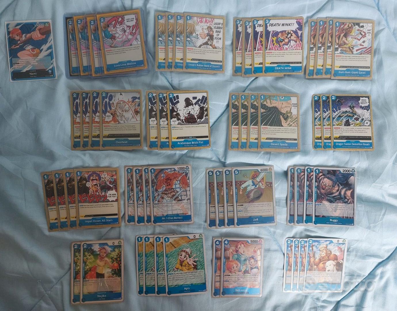 Deck Nami One Piece Card Game no Kaya e no Pilaf Collezionismo In
