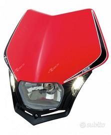 Mascherina rtech v-face led enduro motard