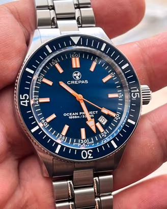 Orologio Crepas Ocean Project  blue 1000m