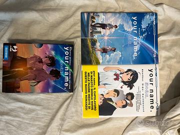 Cofanetto manga «Your Name» e 2 Romanzi Your Name