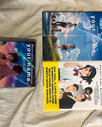 Cofanetto manga «Your Name» e 2 Romanzi Your Name
