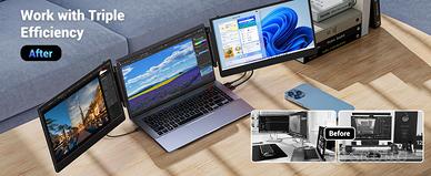 Monitor portatile 14 pollici 1080P IPS Estensore