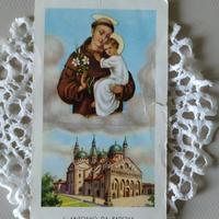 Santino vintage S. Antonio da Padova
