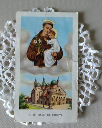 Santino vintage S. Antonio da Padova