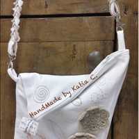 Tracolla in jeans fatta a mano