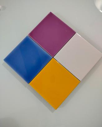 Piastrelle 10x10 da rivestimento lucidi