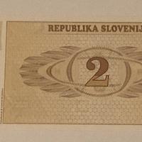 Slovenia - banconota Slovenia 2 Tolarjev 1990 FDS