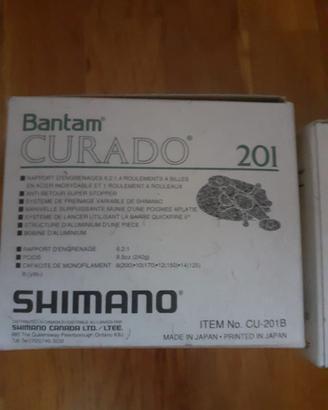 Coppia mulinelli vintage shimano da casting