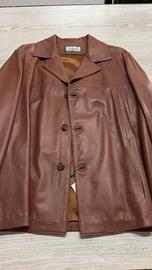 Giacca over blazer unisex nappa morbida vintage