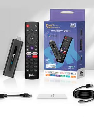 Android TV Stick TV98 5G 8K/Nuovo-Mai usato