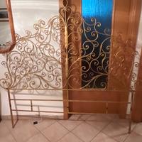 Testata letto vintage in ferro battuto
