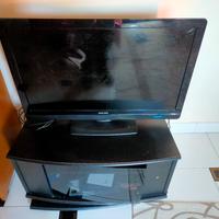 televisore con relativo mobiletto 