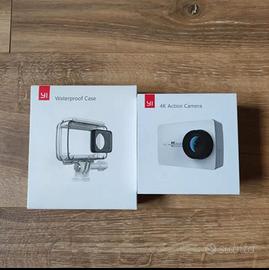 action camera con custodia e micro SD
