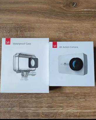 action camera con custodia e micro SD