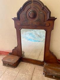 Specchiera da appoggio in legno